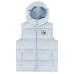 Baby Blue Noneofus Puffer Vest