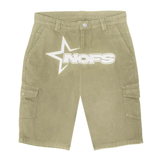 Beige NOFS Cargo Short