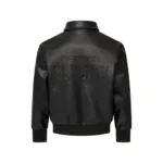 Black Noneofus Leather Jacket