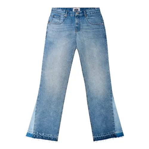 Blue Nofs Flared Denim Jeans