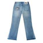 Blue Nofs Flared Denim Jeans