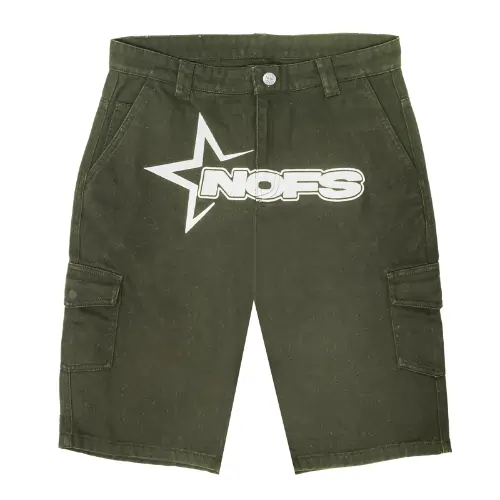 Green Khaki NOFS Cargo Short