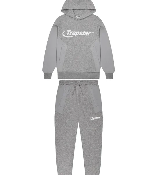 Chenille Hyperdrive Panel Tracksuit – Grey