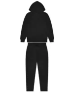 Irongate Arch Its A Secret hooded Gel Tracksuit Black White