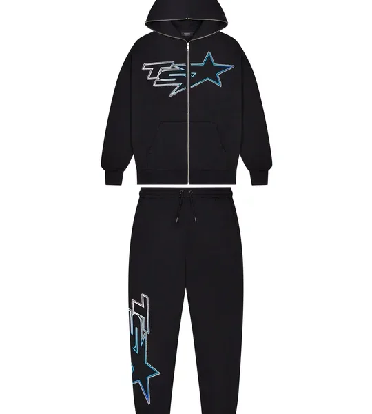 Latest Ts Star Tracksuit Black